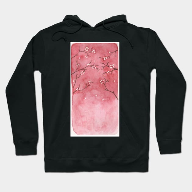 cherry blossom Hoodie by geekgo